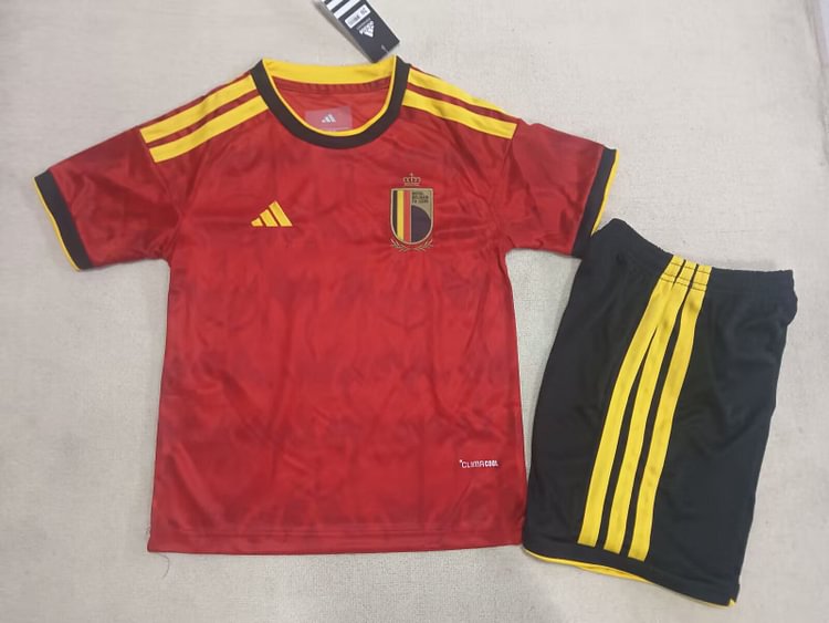 2026-27 World Cup Belgium Home Jersey - Adult and Children's Set