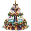 Fontaine De No&euml;l-Peinture Diamant En Forme Sp&eacute;ciale-30*30CM