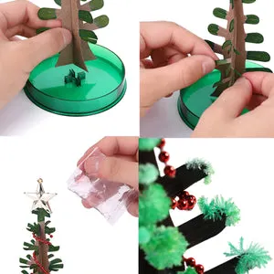 Do-it-yourself magical growing Christmas tree