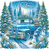 (US Local)6pack Xmas Car-Special Shaped Diamond Painting Kit(30x30cm)