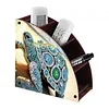 DIY Diamond Painting Kit Triangle Shaped Organizer Box Wooden Storage Box