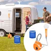 Portable Camping Shower Rechargeable Electric Shower Handheld Shower for Camping