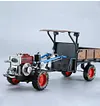 Old-fashioned Walking Tractor Model Alloy Simulation Collection Car Model