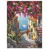 A Corner Of The Seaside City - 11CT Stamped Cross Stitch - 40*50cm