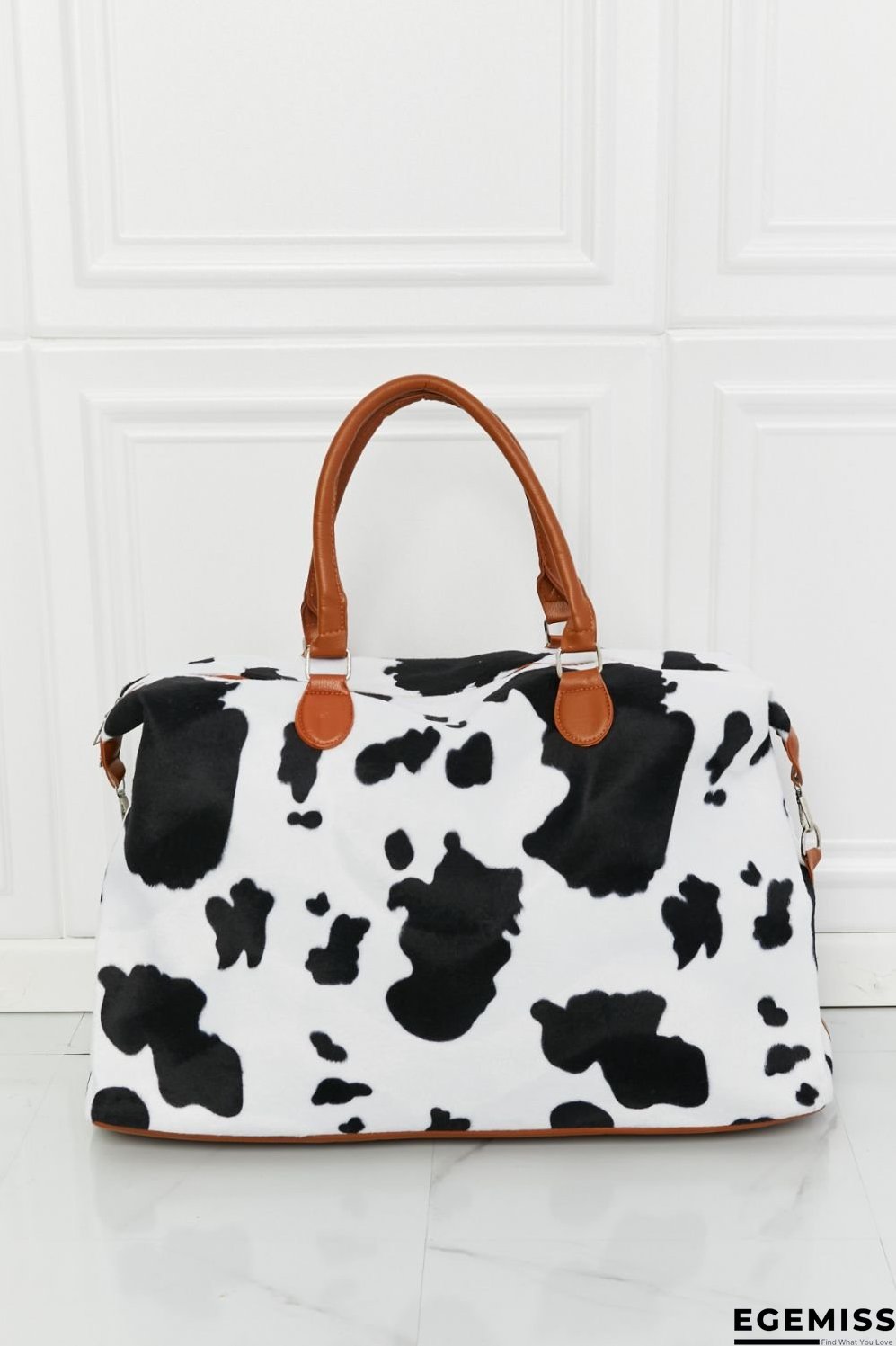 Animal Print Plush Weekender Bag | EGEMISS