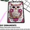 (US Local)50-Page A5 Owl Diamond Painting Notebook for Adult Holiday Birthday Gift