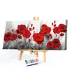 (US Local)Poppy-Paint By Numbers Kit(80x40cm)