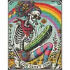 Diamond Painting -5D Full Round Drill Skulls and Rainbows(40x50cm)