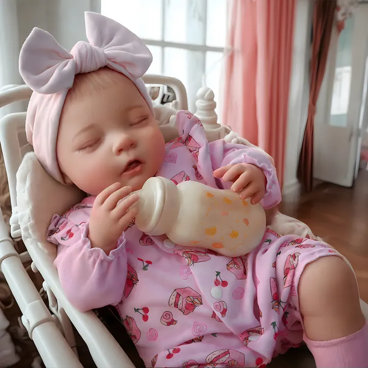 Babeside Sleeping Reborn Baby Bella 20'' Infant Girl Healing the Heart with Heartbeat Coos and Breath