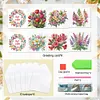 6pcs DIY Blossom Diamond Art Greeting Cards 5D Rhinestone Arts Birthday Card