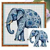 (Multi-Style) Blue And White Porcelain-11CT Stamped Cross Stitch 40*40cm/40*60cm