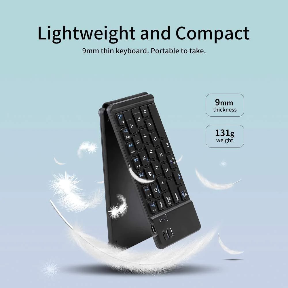 Folding Touch Bluetooth Keyboard