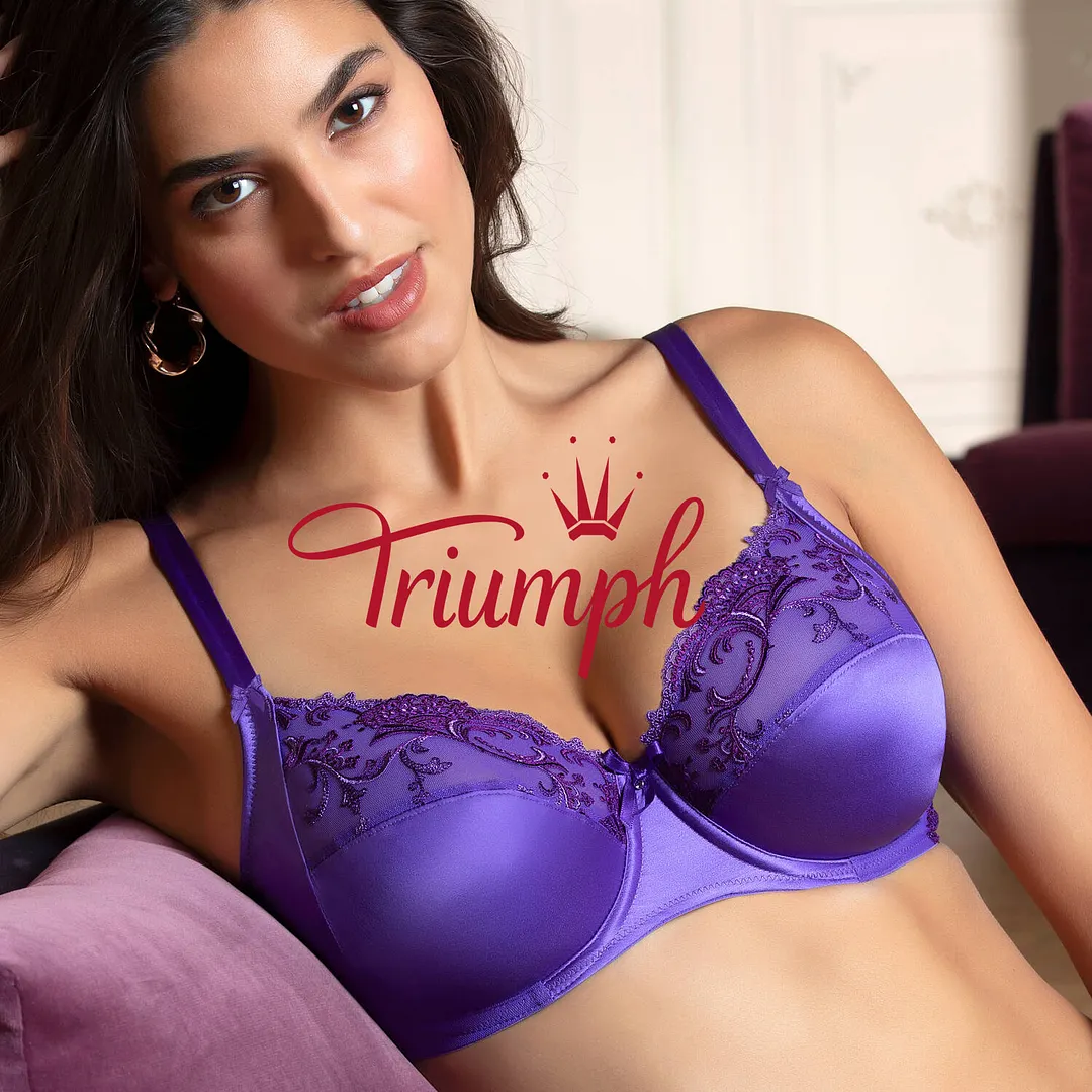 Triumph - (3 pe&ccedil;as) soutien de seda com fio de conforto