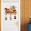 Wooden Halloween Gnome Elf 3 Hooks Diamond Painting Hook Rail DIY Crafts Decor