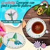 10pcs/set Diamond Crafts Diamond Painting Special Shape Coaster Kits ( Hummingbird)