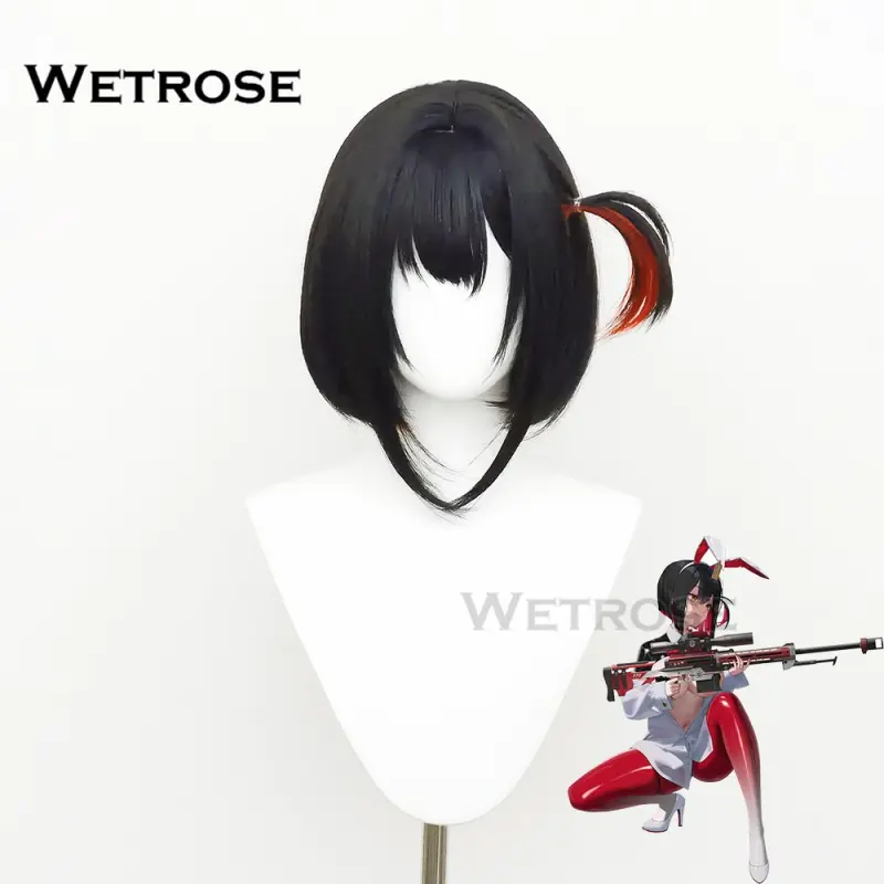 [Wetrose] In Stock Goddess of Victory: Nikke Rouge Game Cosplay Wig 