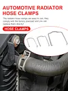 Radiator Hose Clip 154 23 Radiator Hose Clamp Hose Retainer Clip for BMW E39 E38
