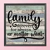 Letters-11CT Stamped Cross Stitch Kit(36*36cm)