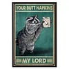 Raccoon - 11CT Stamped Cross Stitch - 40*55cm - Cat