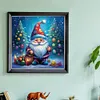 (US Local)Xmas Gnome-11CT Stamped Cross Stitch Kit(50x50cm)