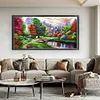 (Big Size)[Brand]Landscape - 14CT Stamped Cross Stitch - 103*52cm - Natural