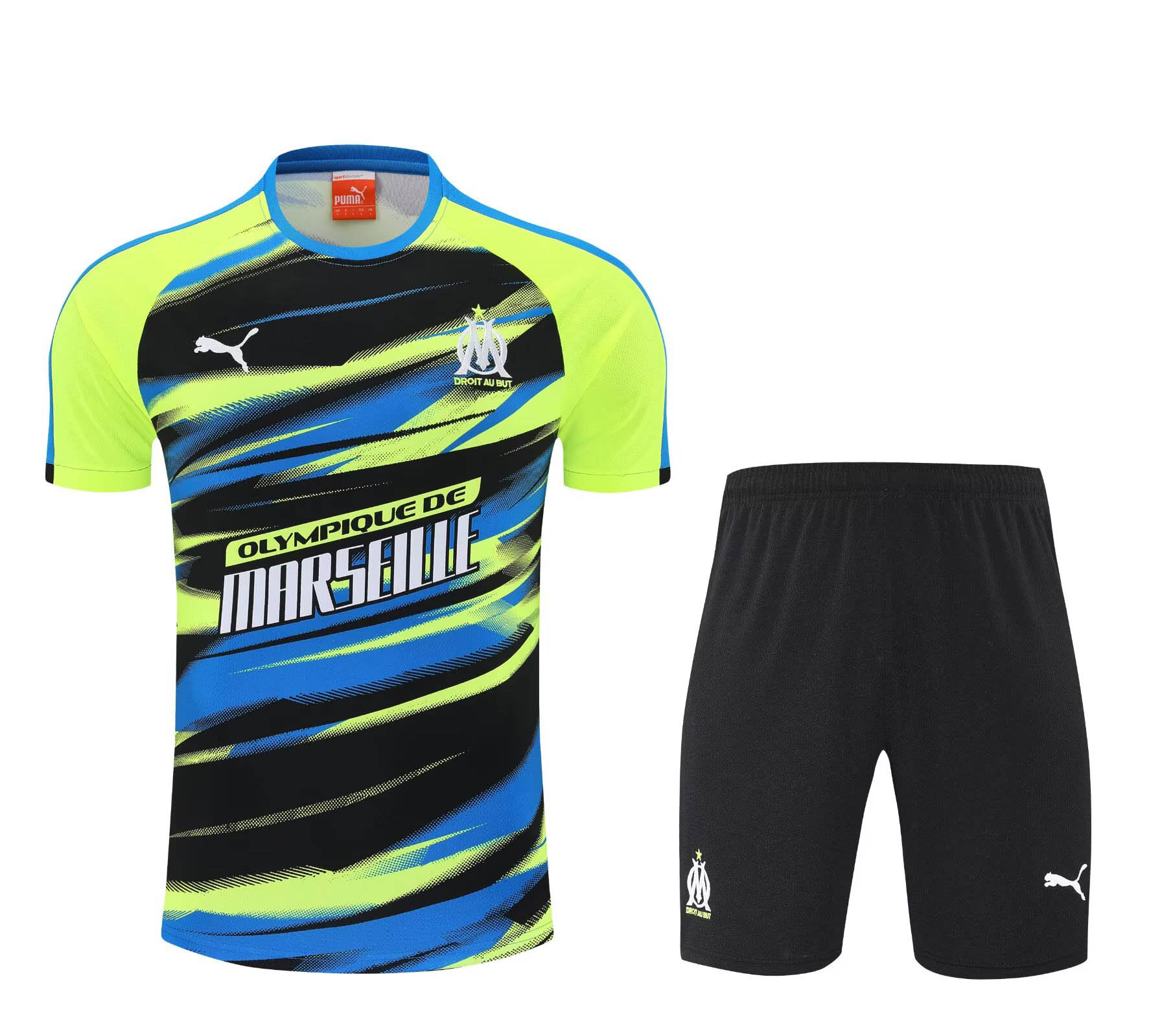 2025-2026 Olympique Marseille Training Suit Football Shirt 1:1 Thai Quality Maxi Kit