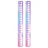 2pcs Cross Stitch Row Line Board Acrylic for Handmade Accessories (Gradient)