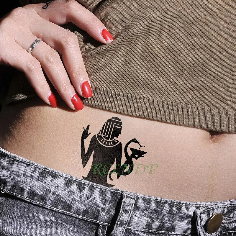 Temporary Tattoo Sticker 10.5*6cm fashion Cobra snake tattoo for men tatto stickers flash tatoo fake tattoos Waterproof Body Art