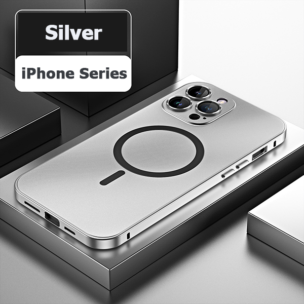 Titanium Metal Original Color Phone Case-