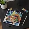 3PCS Christmas Coloring Book Set Mindfulness Art Books for Adults 