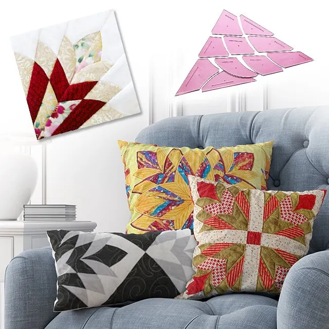 CLEOPATRA'S FAN QUILT TEMPLATES