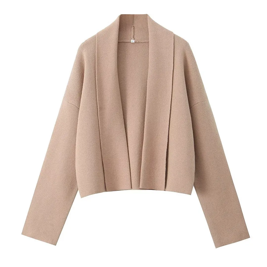 Nigikala Nigikala Woolen Woolen Sweater Long-Sleeved Thick Knit Coat Women's Clothing 2025 Autumn And Winter New