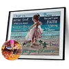 Diamond Painting -DIY Round Drill Text(60x45cm)