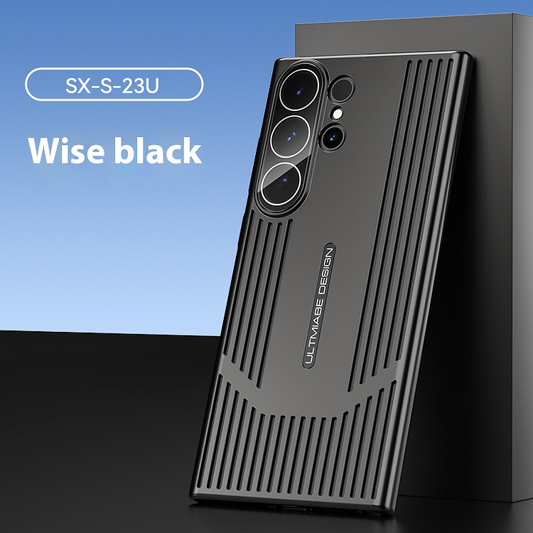 Samsung Series Hollow Stripe Cooling Phone Case
