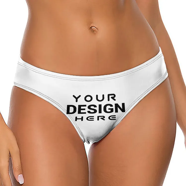 Personalized Design Women's Comfort-fit backless underwear Full Print