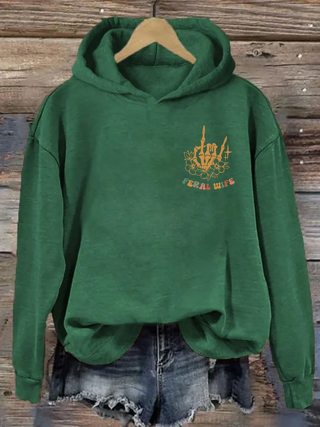 Somebody&rsquo;s Feral Wife Hoodie