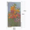 >SALE<Diamond Painting Flowers Full Round Wall Picture 45x85cm (LG019)