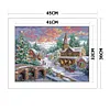 Christmas Day-14CT Stamped Cross Stitch Kit(45*36cm)
