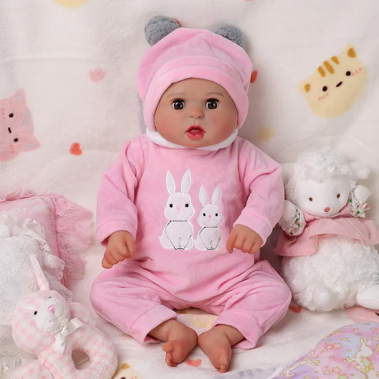 Babeside Open & Close Eyes Reborn Baby Bailyn 20'' Little Infant Girl Best Gift for Kids