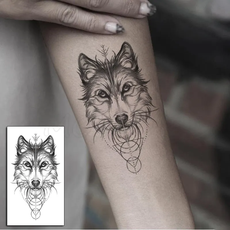 Water Transfer Tattoo Sexy Running Horse Anime Tattoo Body Art Waterproof Temporary Fake Flash Tattoo for Man Woman 10.5*6cm