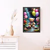 >SALE<5D DIY Full Round Drill Partial AB Diamond Painting Bear Kit 45x65cm