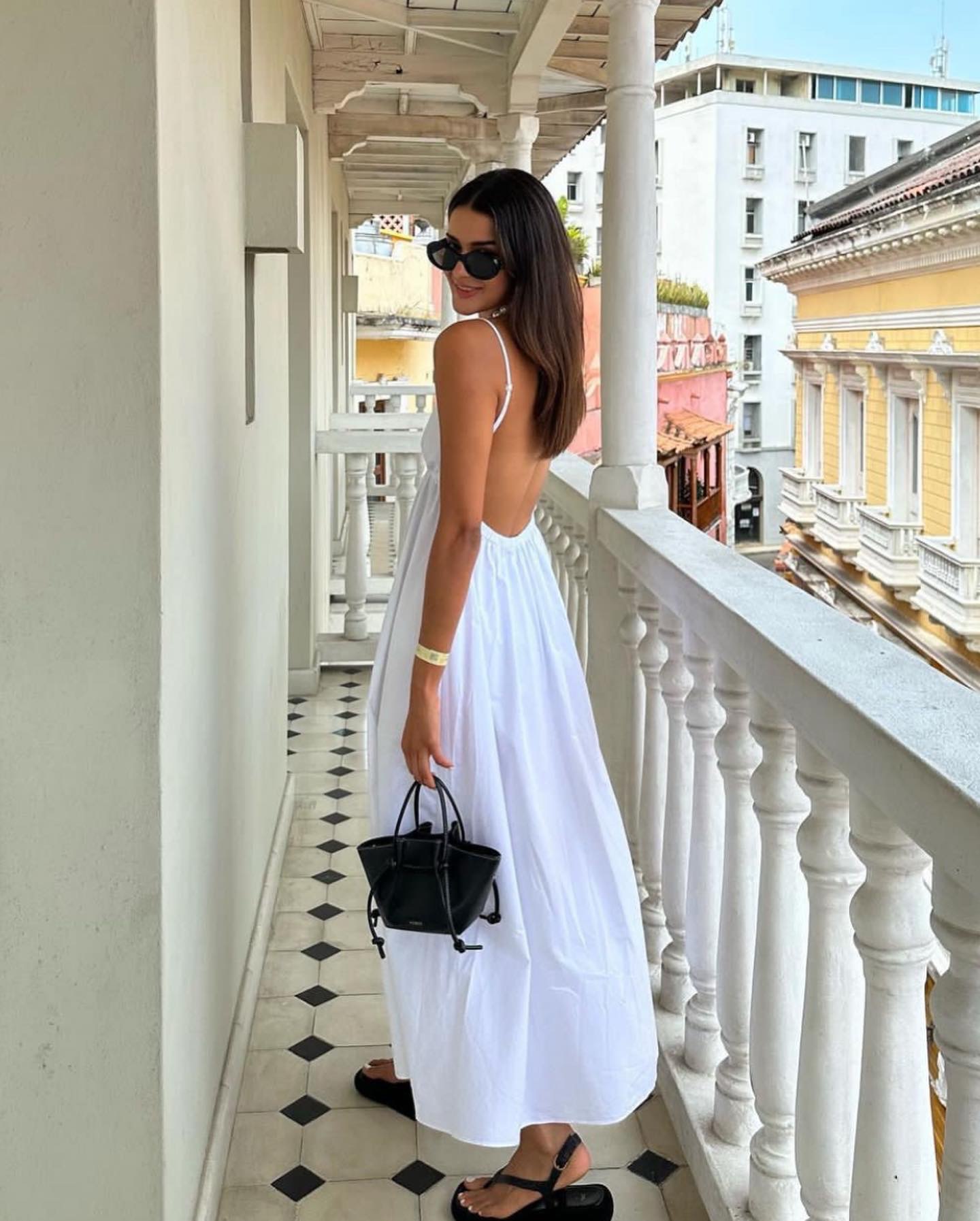 maxi backless summer dress Elegant Backless Flowing Sleeveless Summer Maxi Dress with Pleated Chiffon  Design