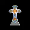 5D DIY Diamond Painting 7 Color Night Light Lamp Home Decoration Ornament Gift Kit(Cross)