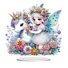 Acrylic White Horse Elf - 5D DIY Craft Ornament