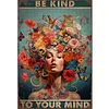 Be Kind To Your Mind-11CT Stamped Cross Stitch 40*60cm (Big Size)
