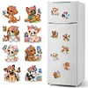 8Pcs Butterfly Puppy Diamond Painting Fridge Magnet Diamond Art Magnets Decals Kit