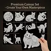 12pcs/set Unframed Pearl Painting Canvas Art Handmade Pearl Material Art Kit Living Room Decor (15x15cm)