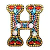 26 Letters 1pc Diamond Painting DIY Keychain Women Girl Bag Keyring Pendant Gift