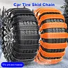 10 Pack Emergency Snow Tyre Chains for Trucks SUVs Reusable Winter Safety Chains