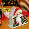 >SALE<Acrylic Double Sided Christmas 5D DIY Diamond Art Paper Towel Storage Rack Decor
